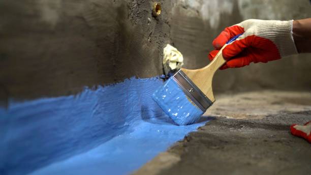 Commercial Waterproofing project at a Suring, WI business property by SJ Waterproofing Pros